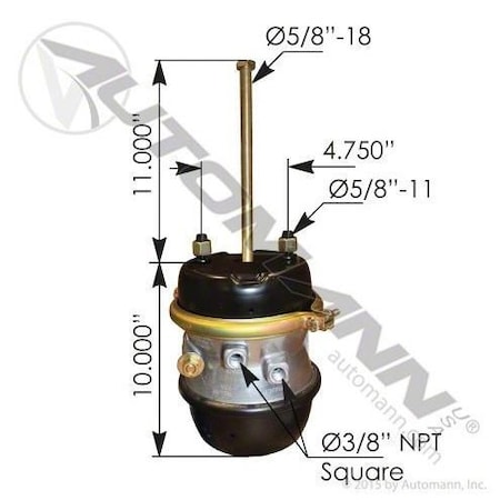 Automann Chamber, Brake, Spring, Spring Brake Type 30/30 Sealed Ls 179.SB3030SL